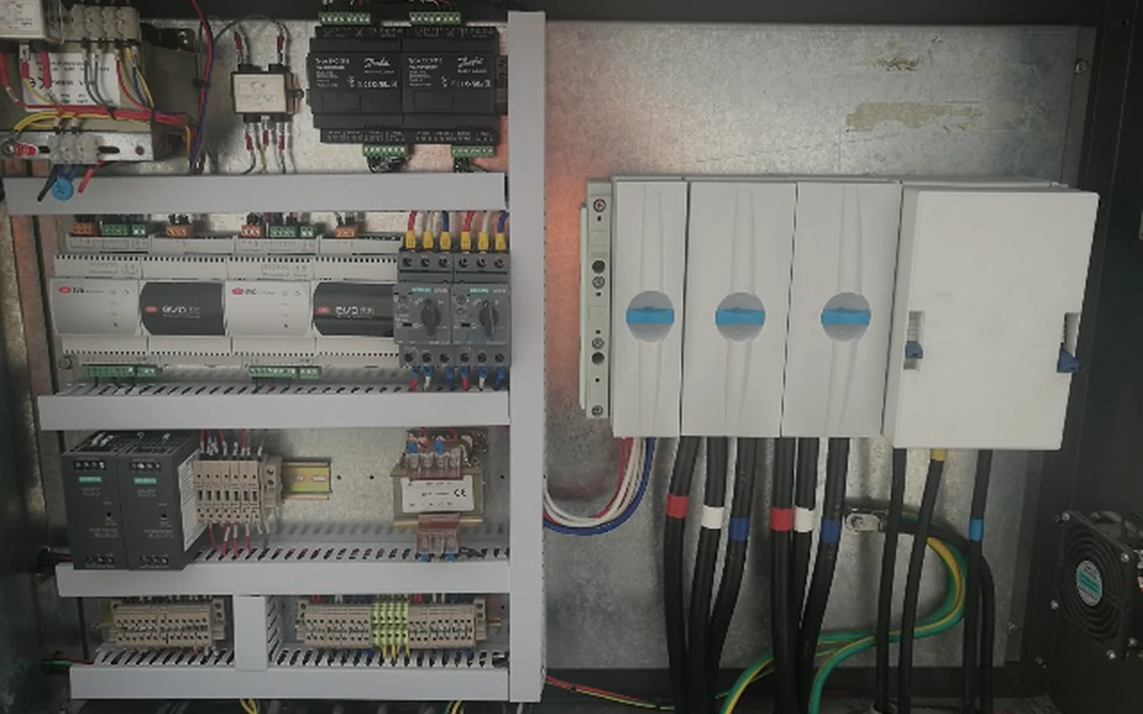Electrical control panel work